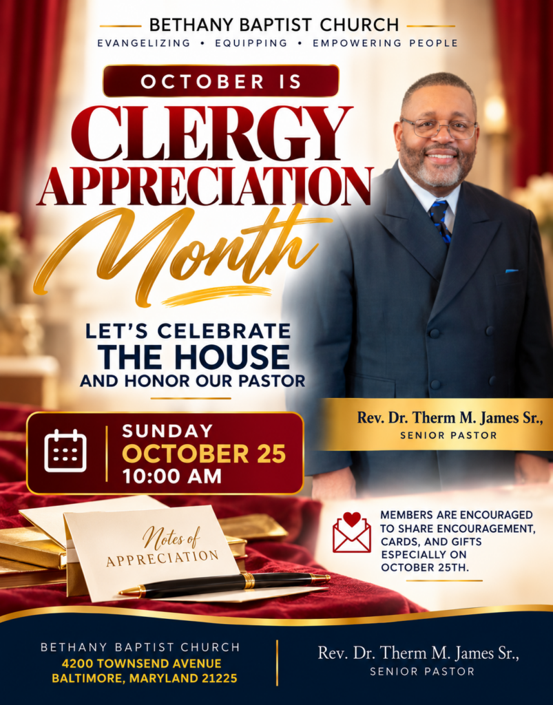 Clergy Appreciation